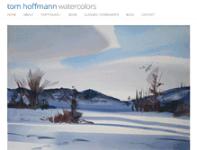 Tablet Screenshot of hoffmannwatercolors.com